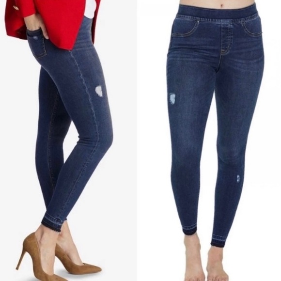 Spanx Distressed Ankle‎ Skinny Jeans in Medium
Wash Size Medium - Picture 1 of 12